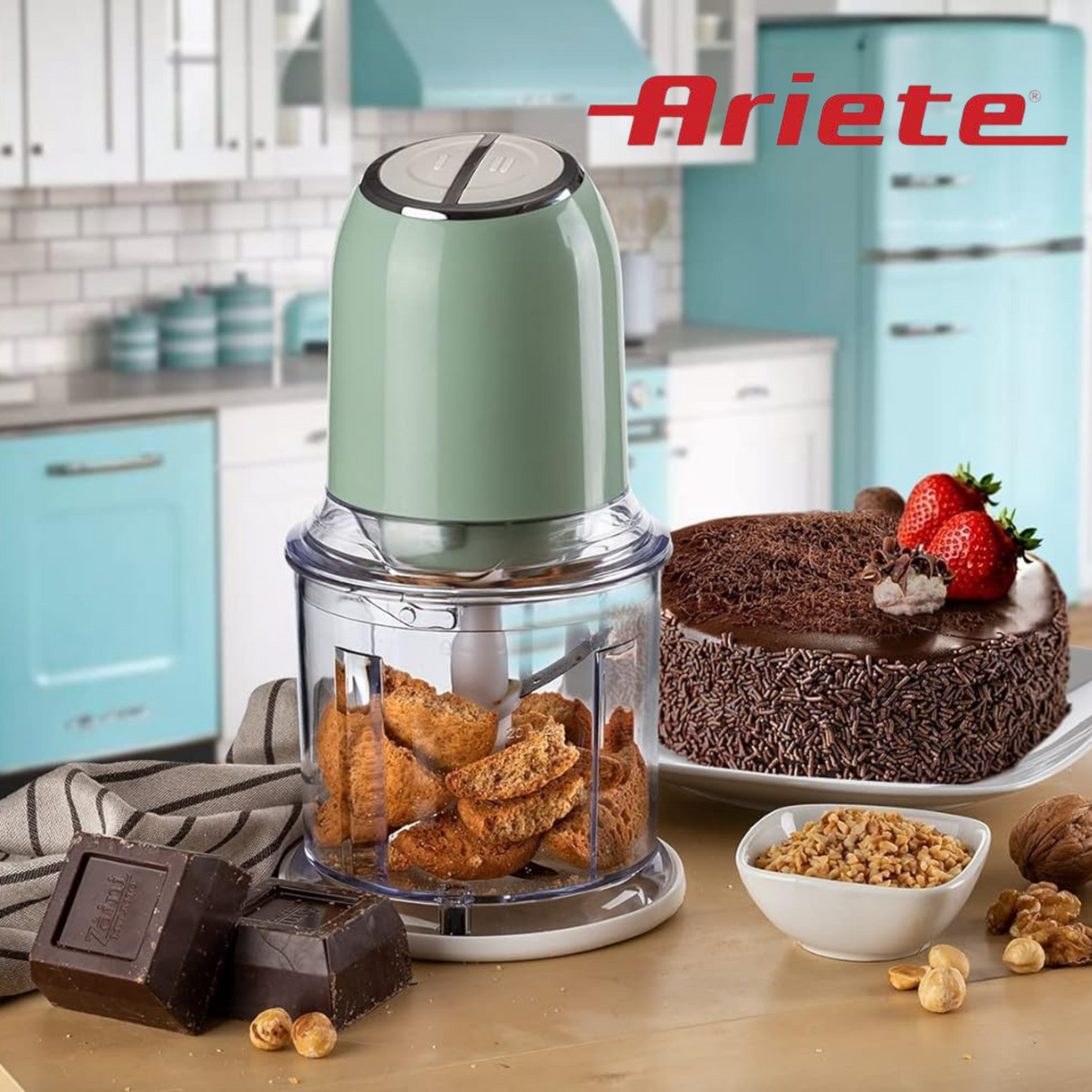 Ariete Vintage chopper - 400 Watt, 600 ml