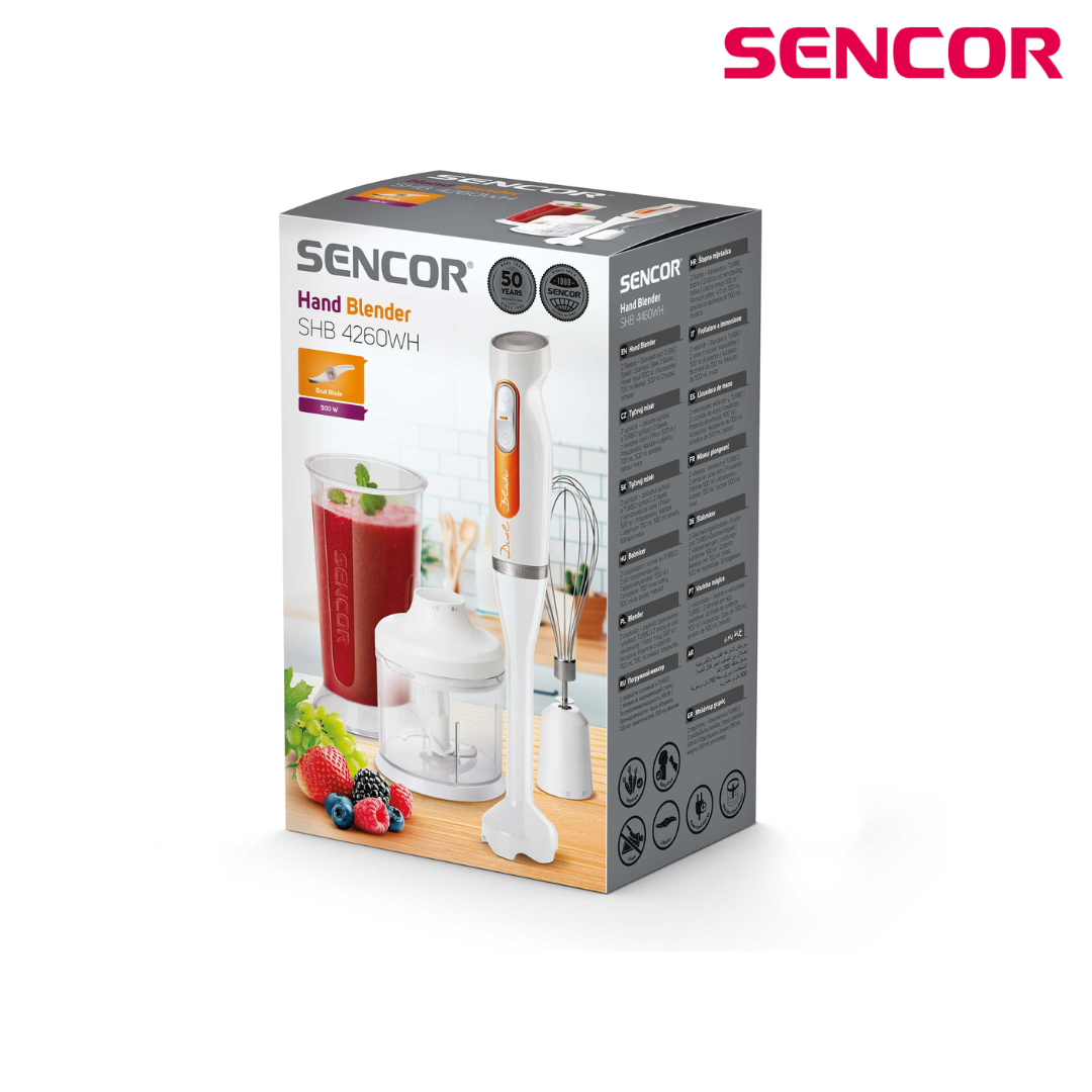 Sencor 4 in 1 Hand Blender - 500 Watt