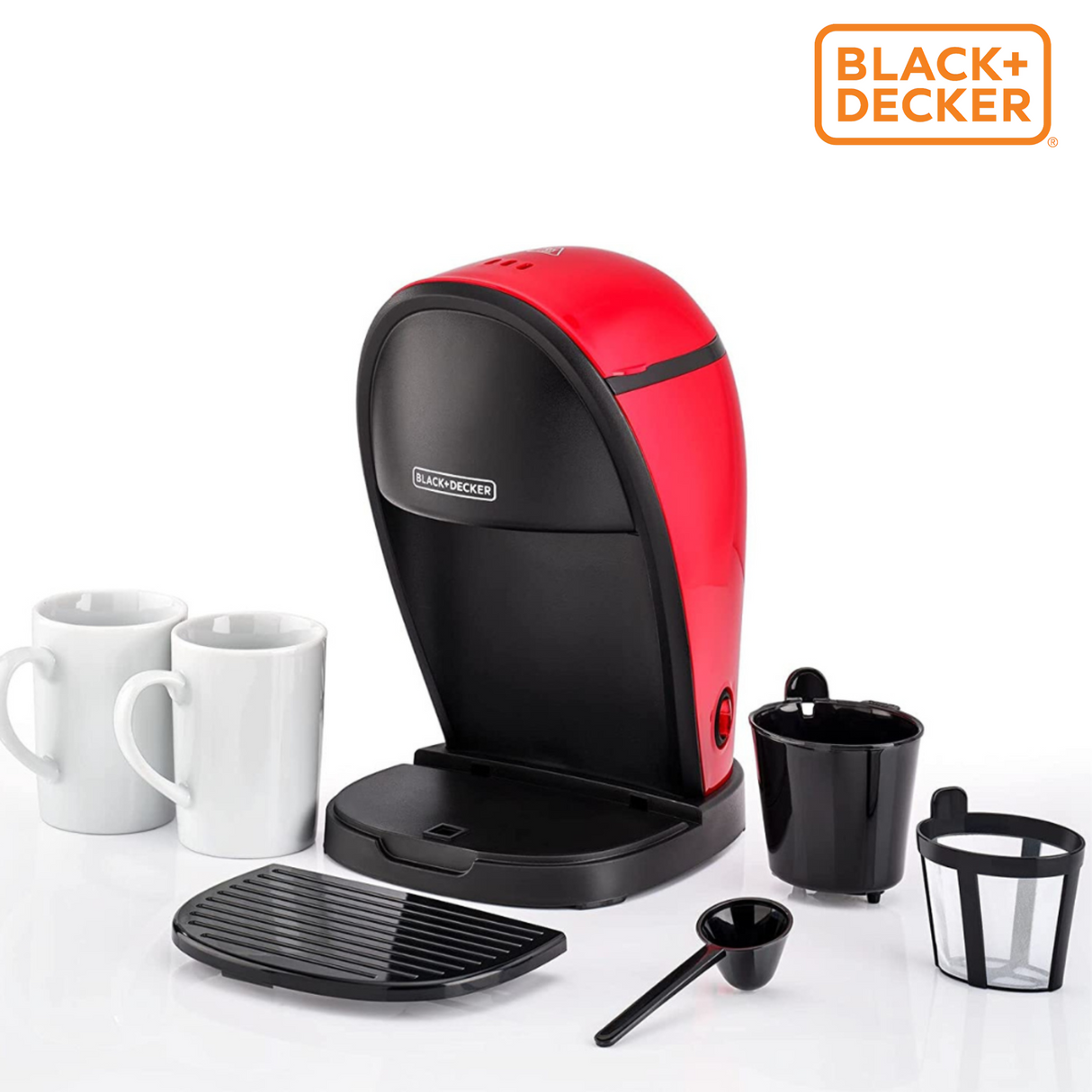 Black & Decker Coffee Maker - 450 Watt, 2 cups
