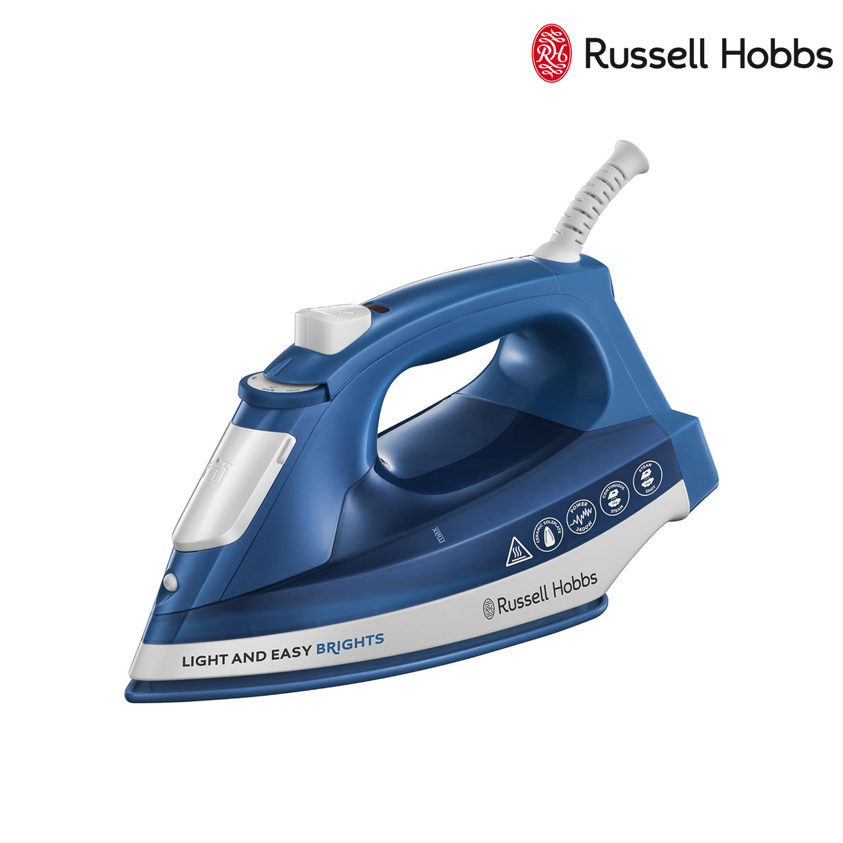 Russell Hobbs Steam Iron- 2400 Watt, 240 Ml