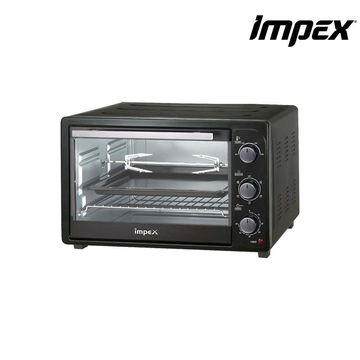 Impex Oven OV-2901 - 35 Liter Oven Toaster Grill