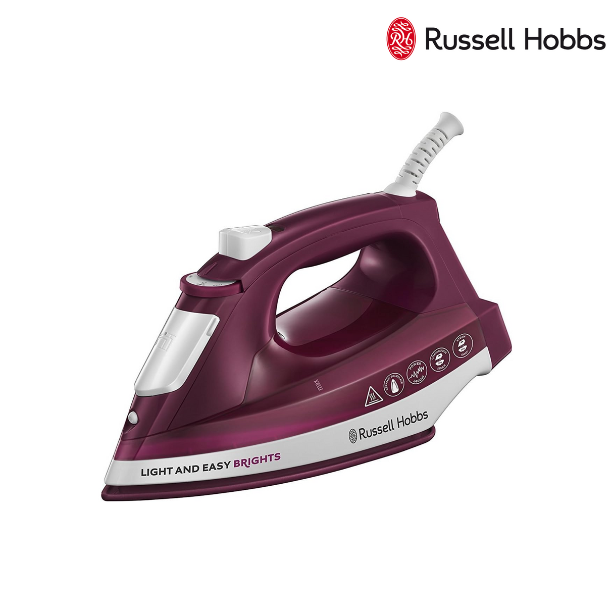 Russell Hobbs Steam Iron - 2400 Watt, 240 Ml