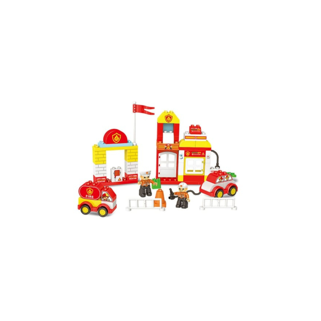 City Fire Building Blocs - 71 pcs