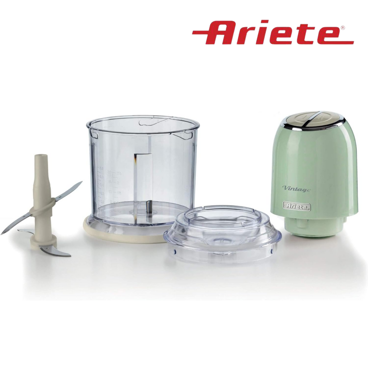 Ariete Vintage chopper - 400 Watt, 600 ml