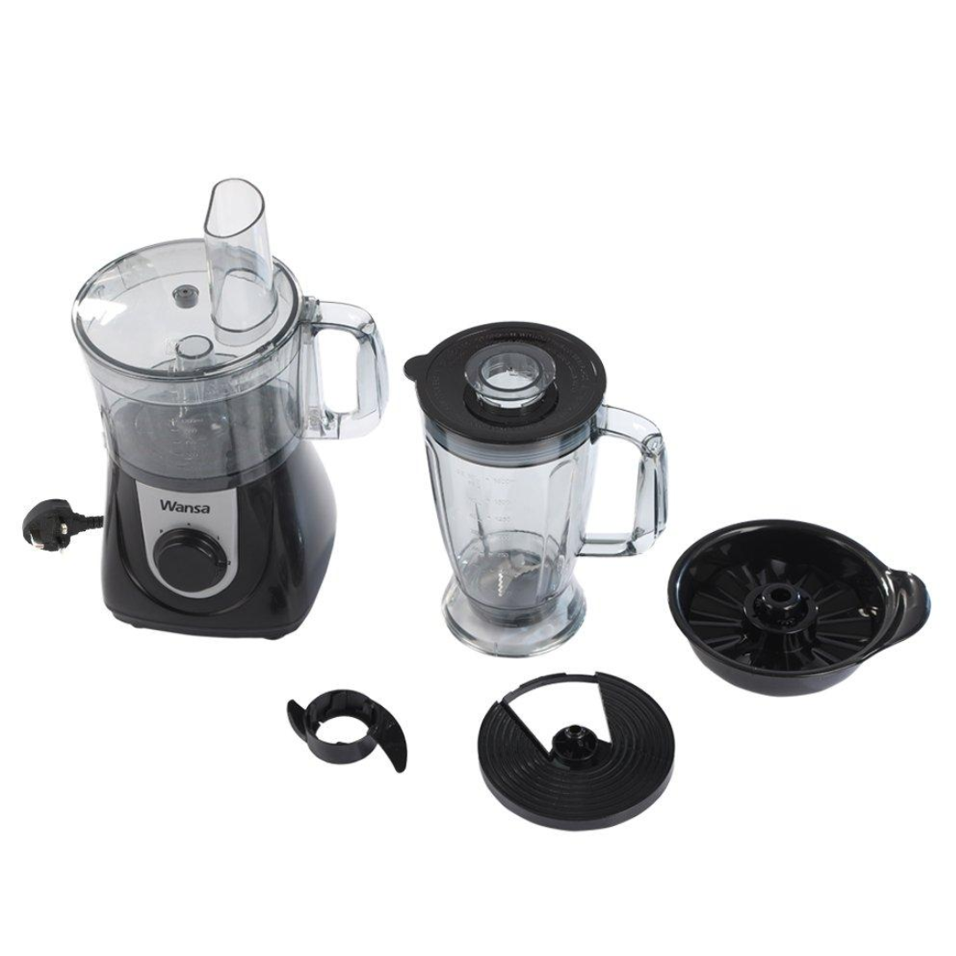 Wansa Food Processor - 750 W, 1.2 Liters
