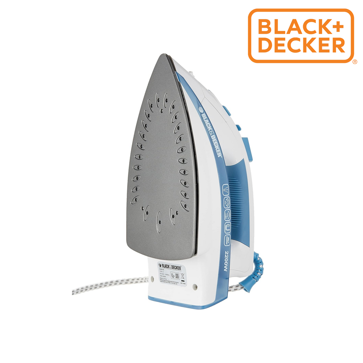 Black & Decker Steam Iron x2000 - 2200 Watt, 380 Ml