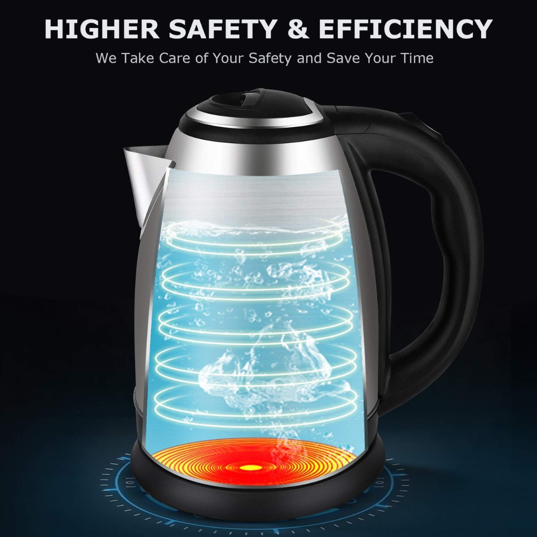 Scarlett Stainless Steel Kettle - 2000 Watt, 2.0 Liters