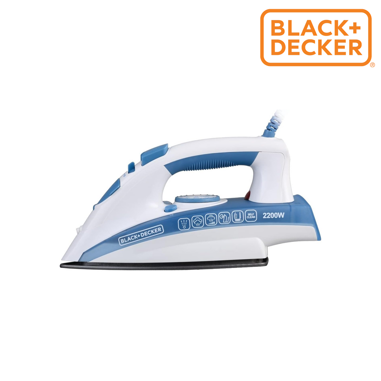 Black & Decker Steam Iron x2000 - 2200 Watt, 380 Ml