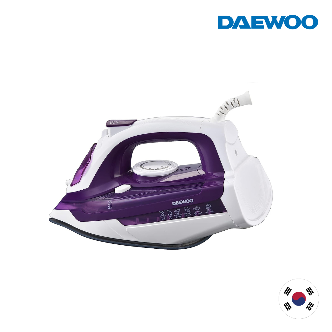 Daewoo Steam Iron- 2400 Watt, 320 Ml