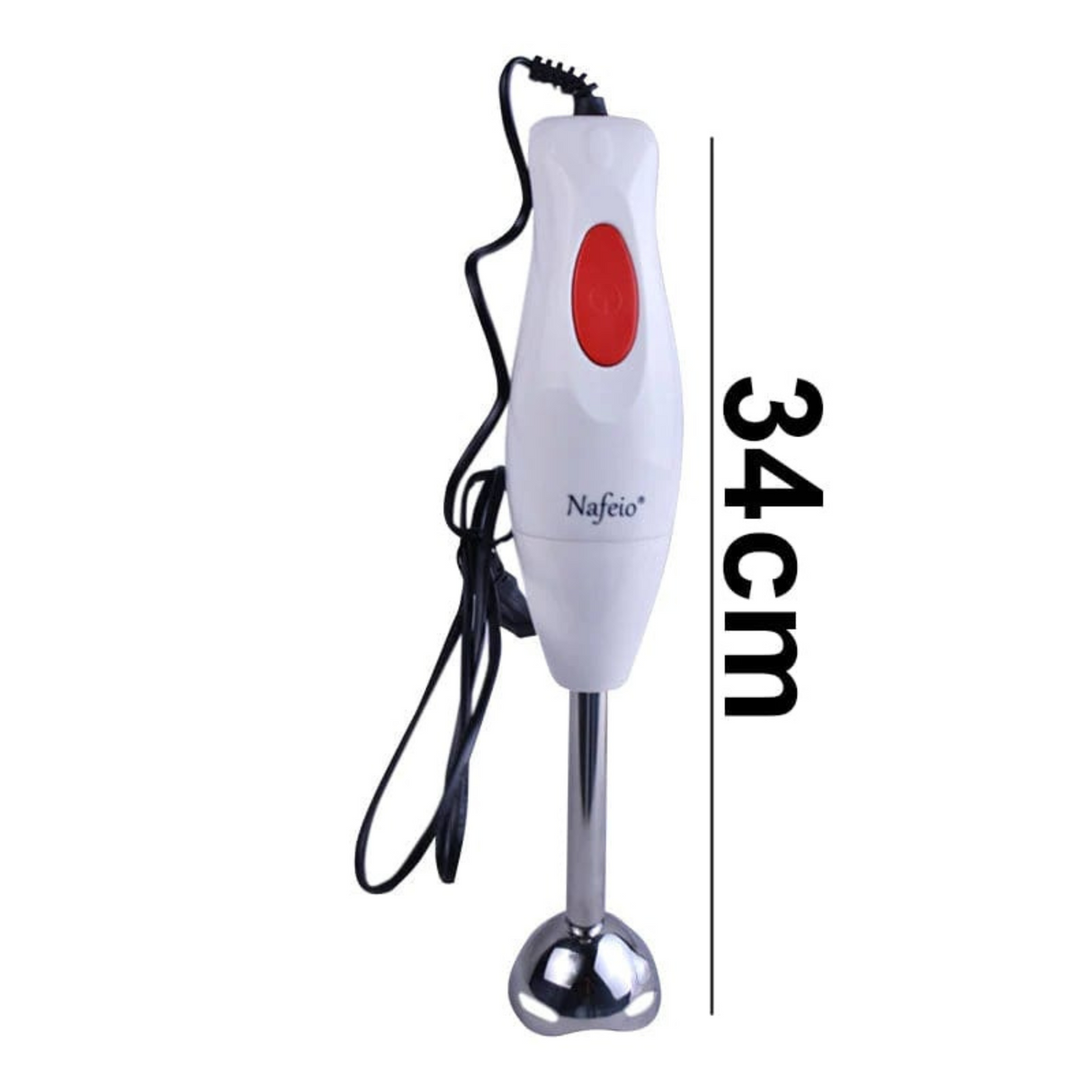 Nafeio Stainless Steel Hand Mixer- 300 Watt