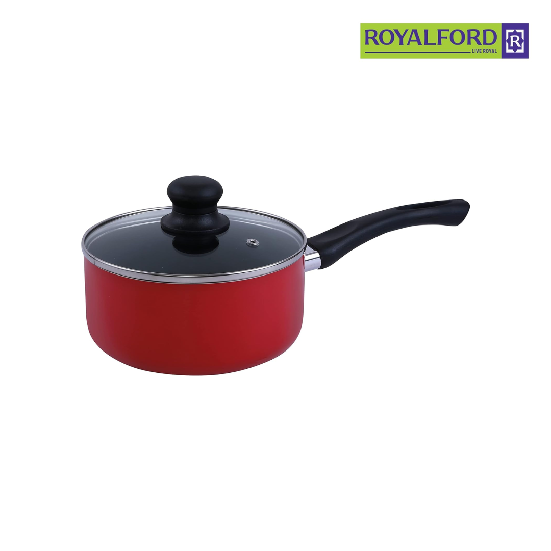 Royalford Rf6082 Scratch Resistant Cookware - Set of 8 Pieces,Stainless Steel