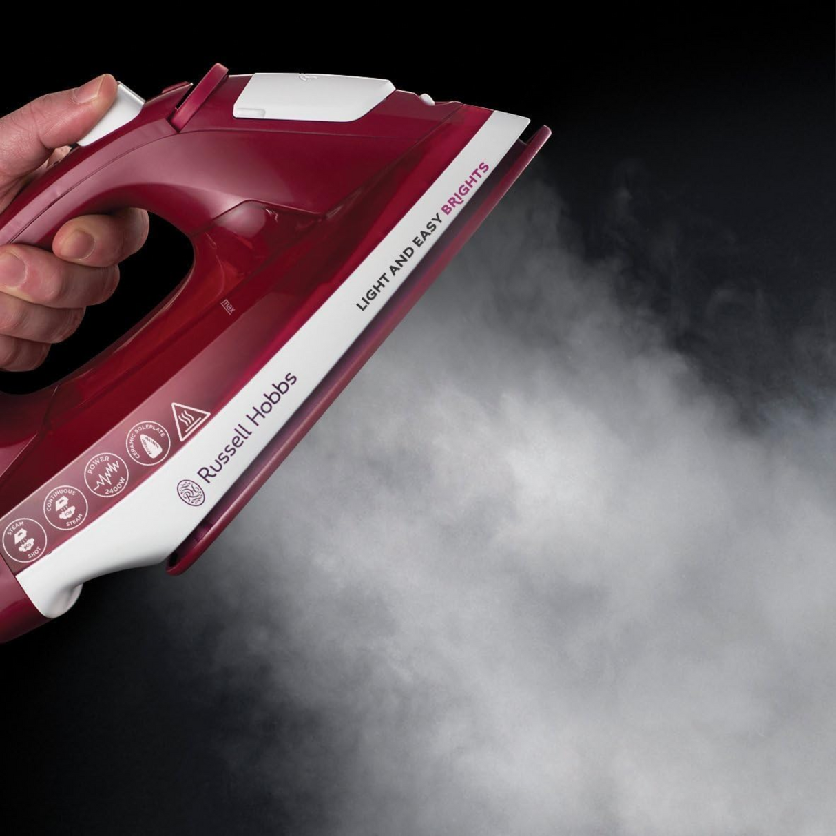 Russell Hobbs Steam Iron - 2400 Watt, 240 Ml