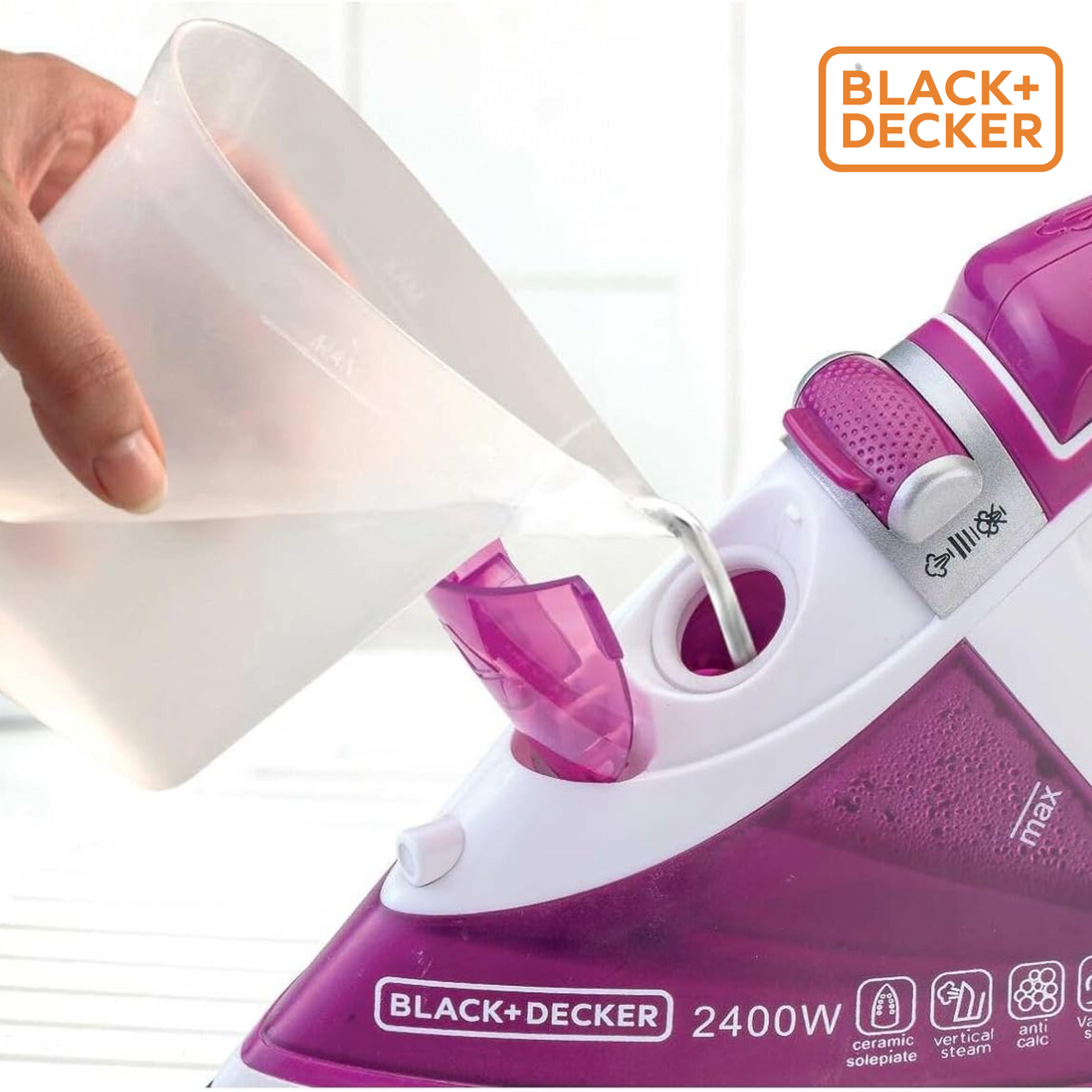 Black+Decker Steam Iron X2450-B5 - 2400W