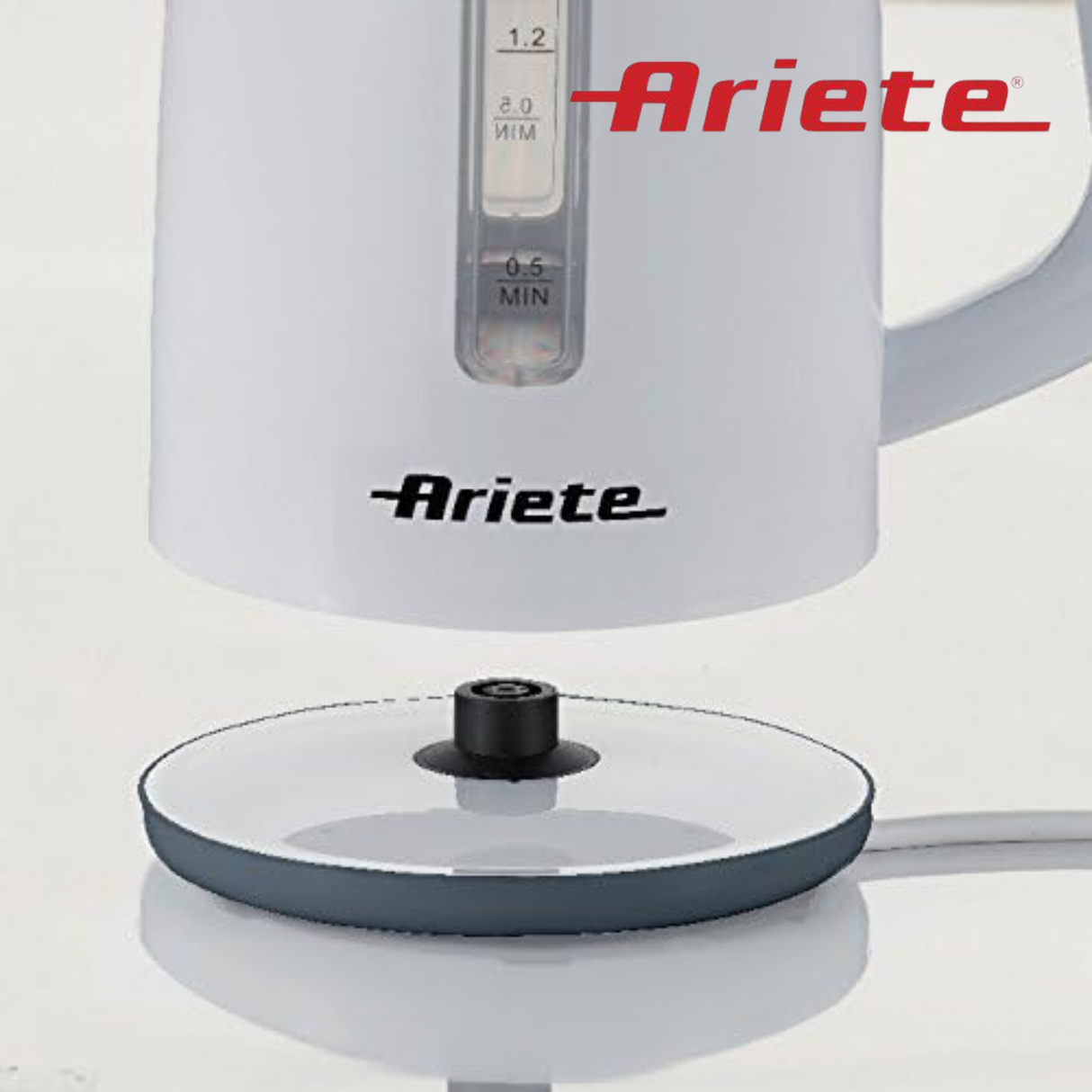 Ariete White Kettle - 2200 Watt, 1.7 Liters