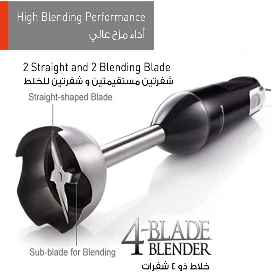 Panasonic 4in1 Stainless Steel Hand Blender-1600 Watt