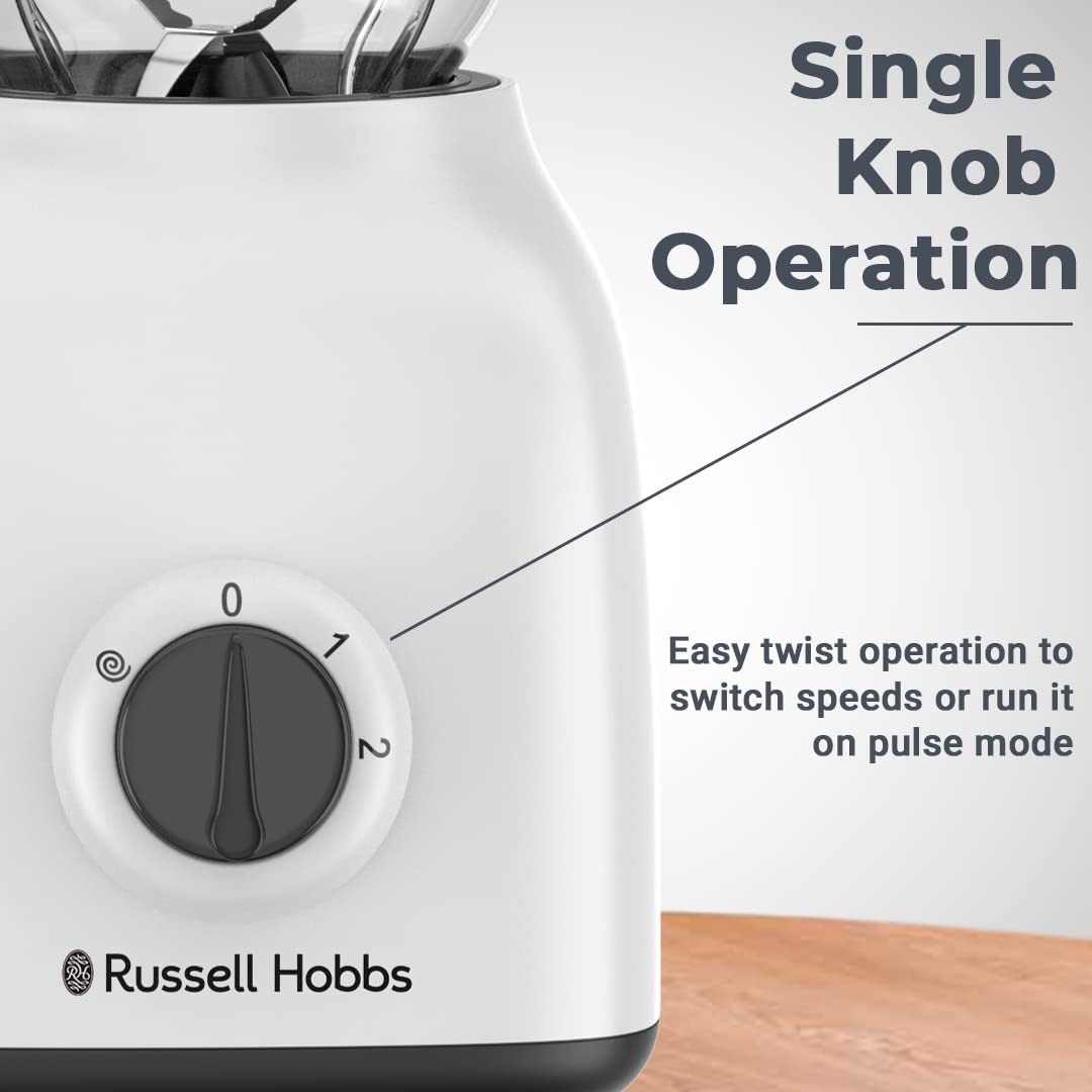 Russell Hobbs 4 in 1 Blender - 400 Watt, 1.5 Liters
