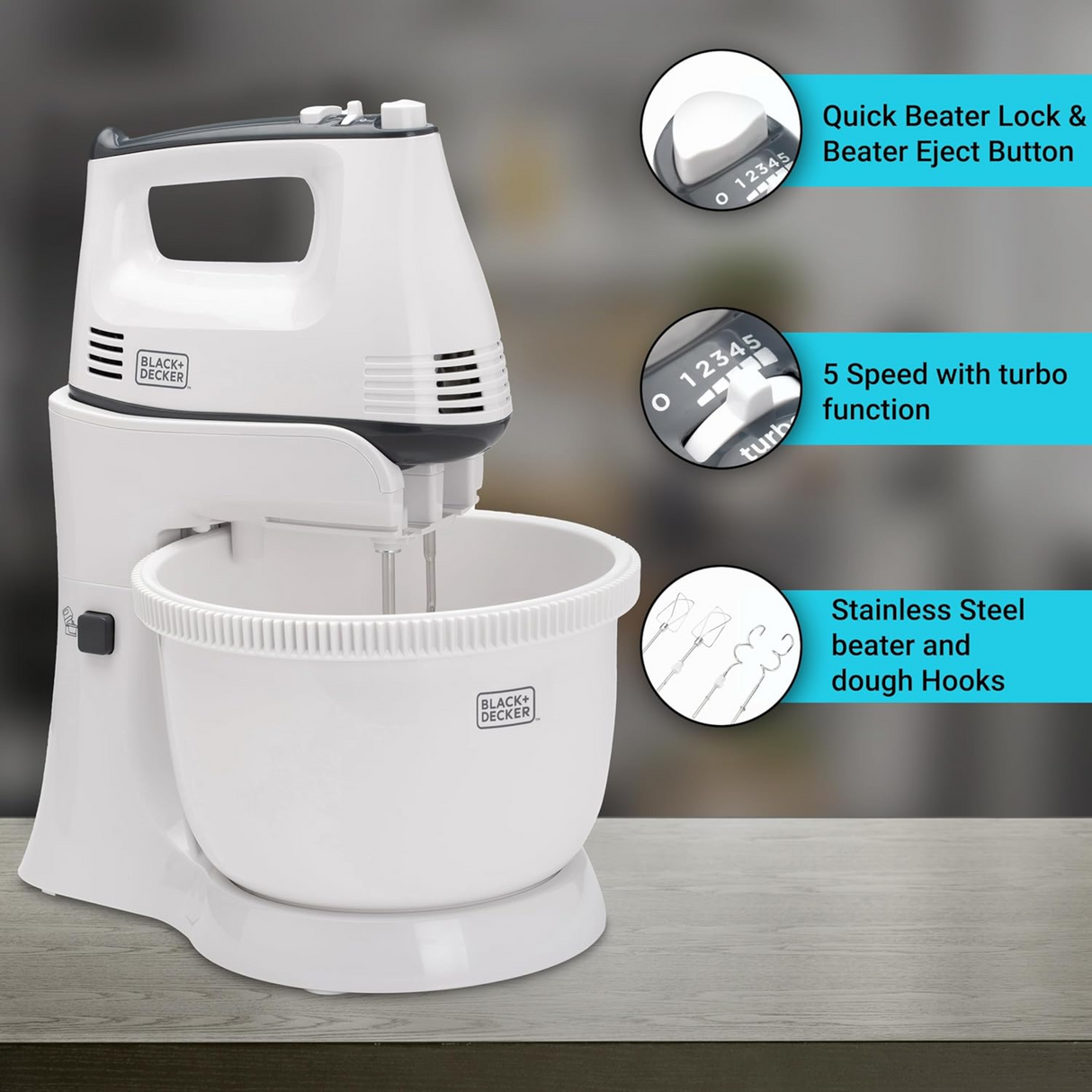 Black & Decker Stand Mixer m700- 300 Watt