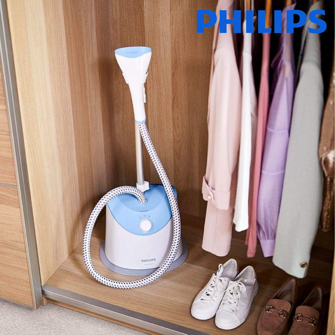 PHILIPS Standing Garment Steamer Easy Touch/Blue GC482/26 - 1600 Watt