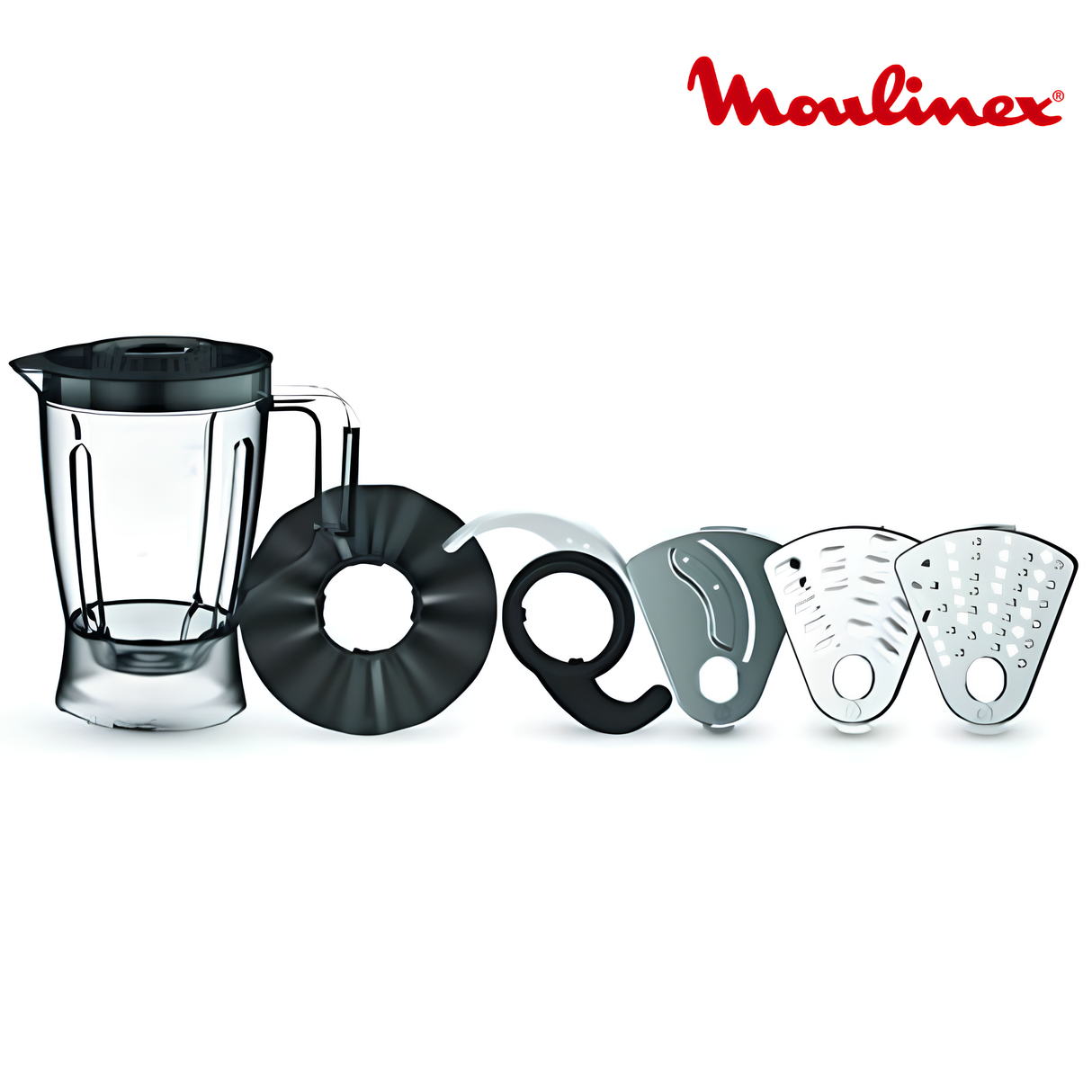Moulinex Easy Force Food Processor Fp247127 - 800 Watts, 6 Attachments