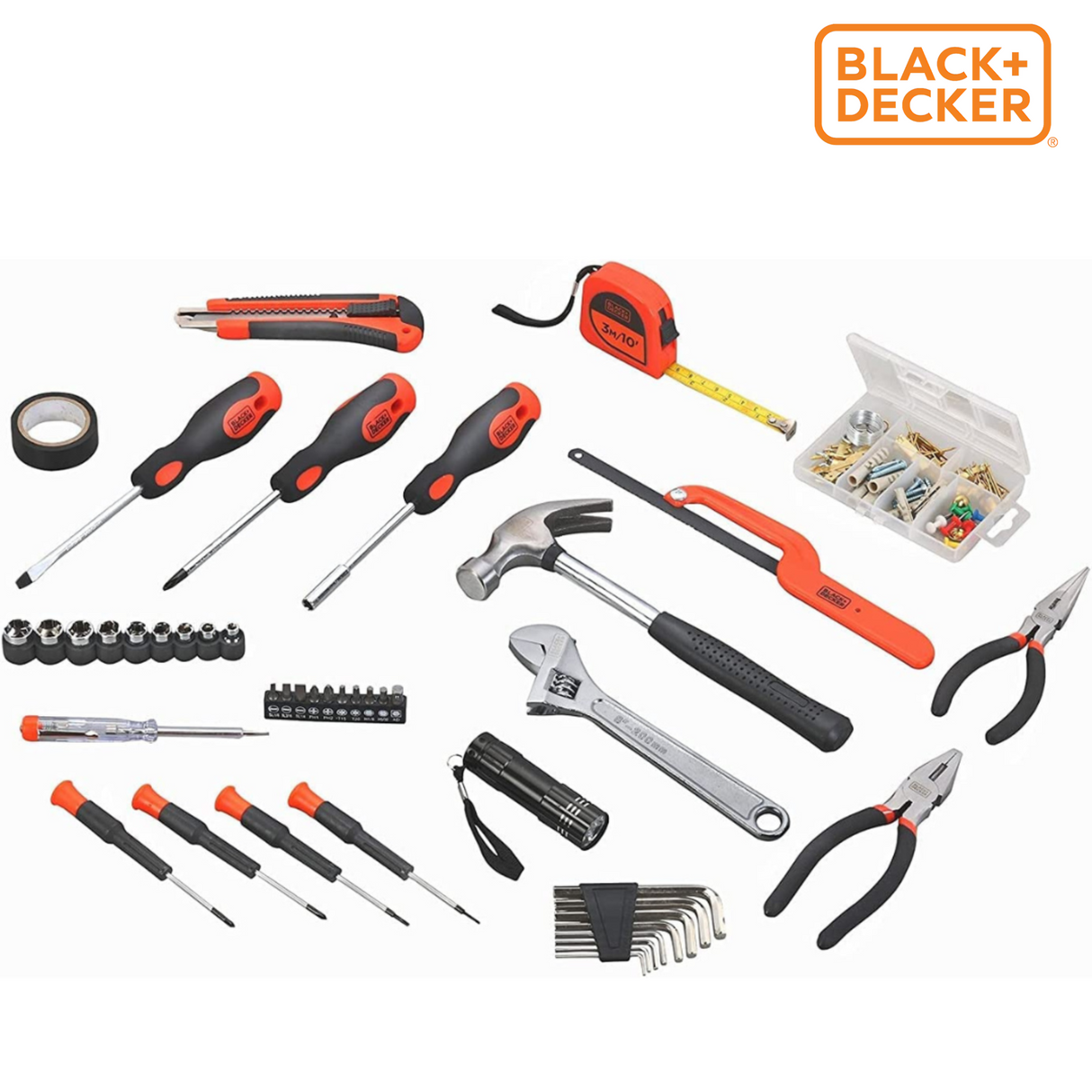 Black & Decker Hand Tool Kit- 126 pieces