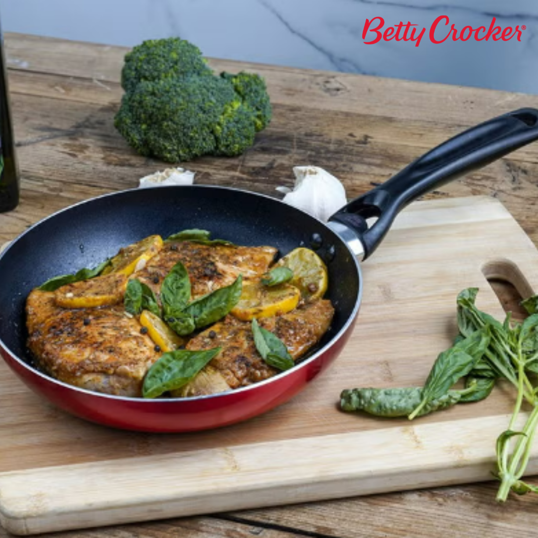 Betty Crocker Fry Pan Set BC2040, 2 Pieces,24/28Cm