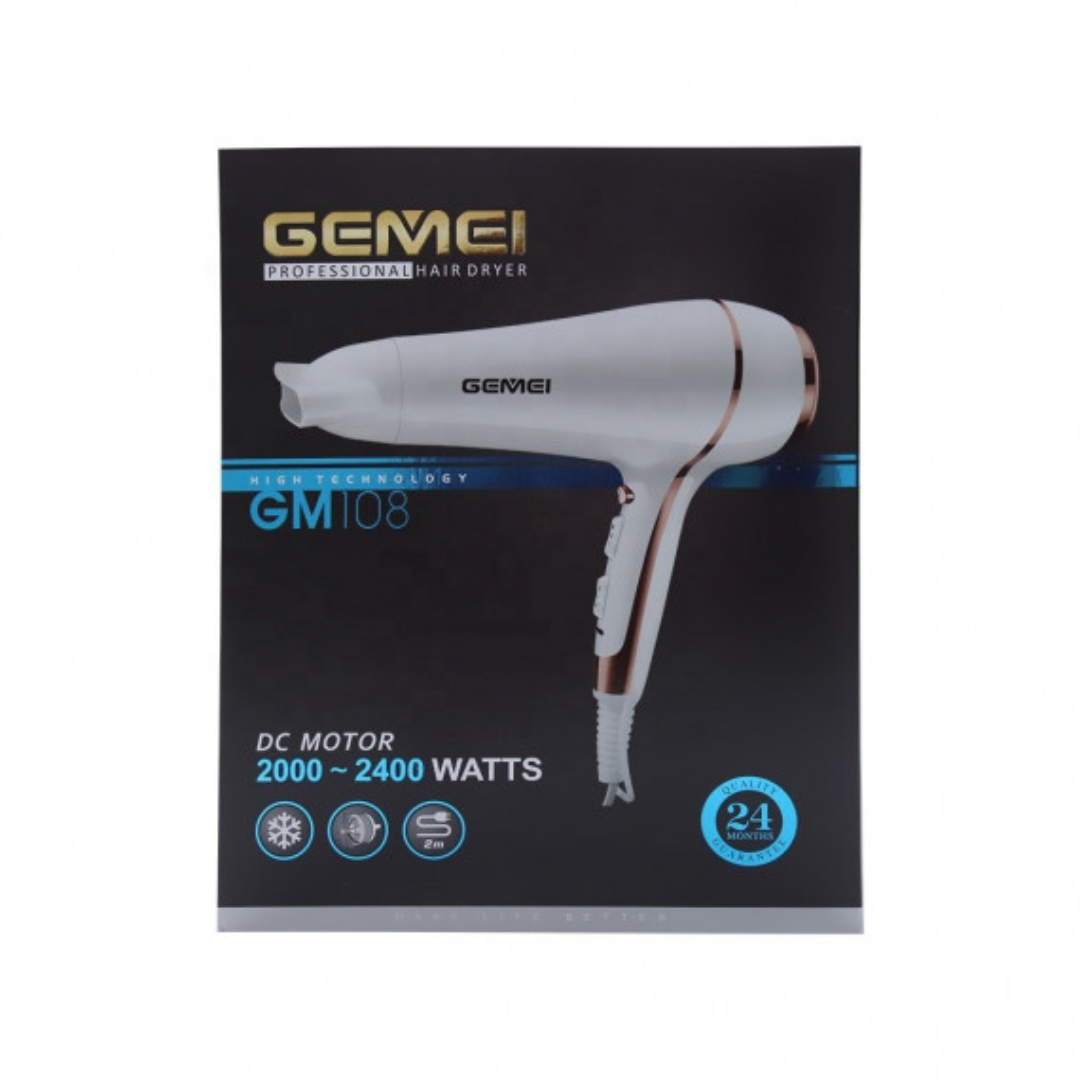 Gemei Hair Dryer - 2400 Watt