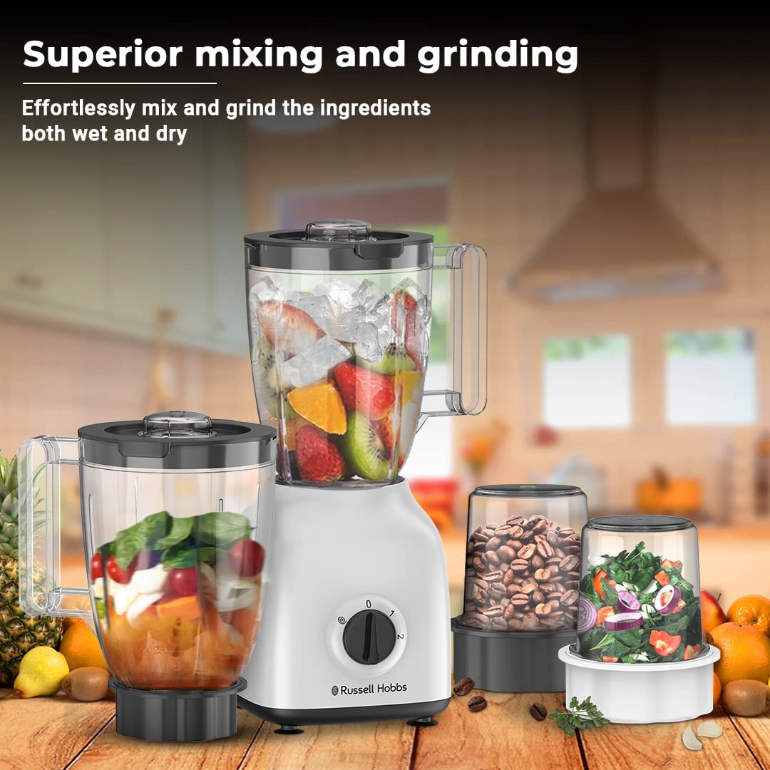Russell Hobbs 4 in 1 Blender - 400 Watt, 1.5 Liters
