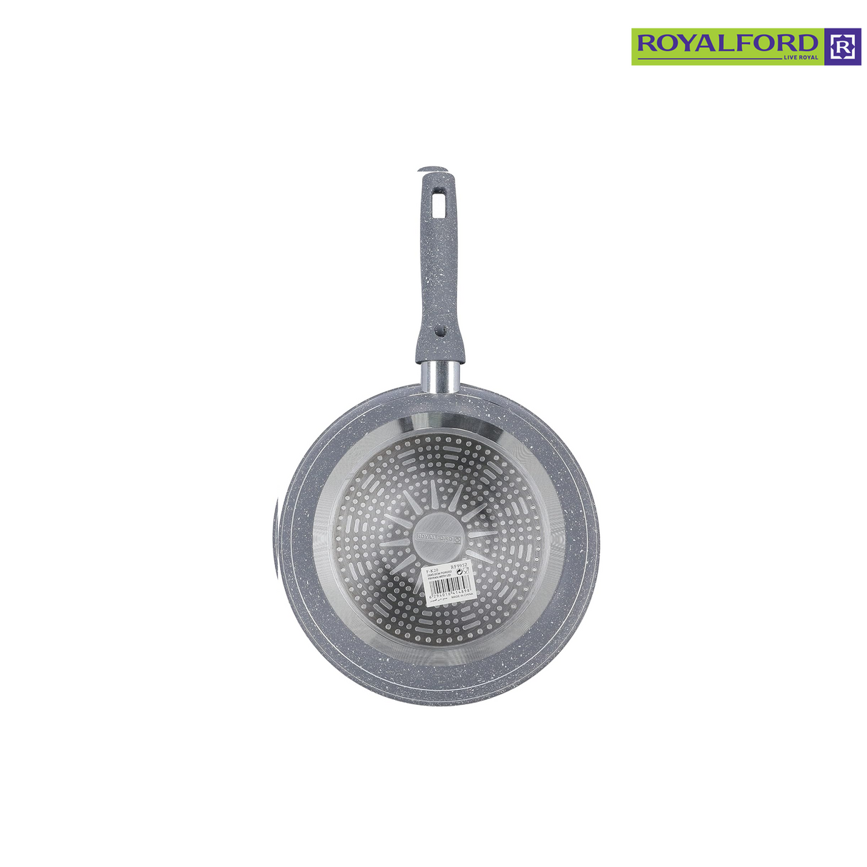 Royalford Granite CoatedSmart Frypan with Lid 24cm