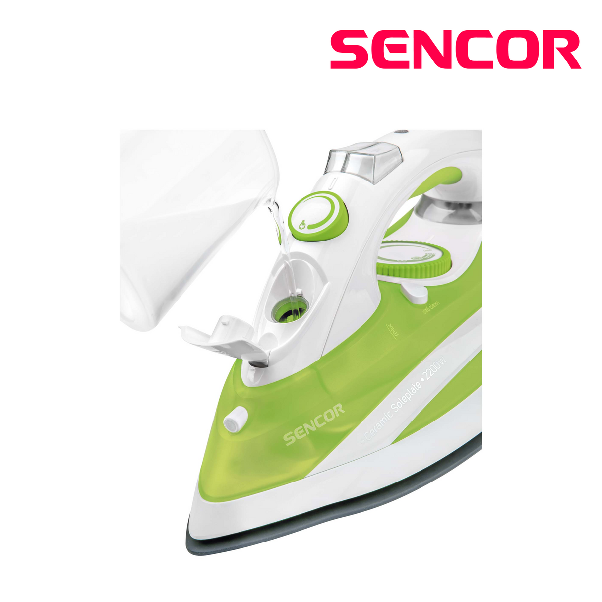 Sencor Steam Iron- 2200 Watt, 380 Ml