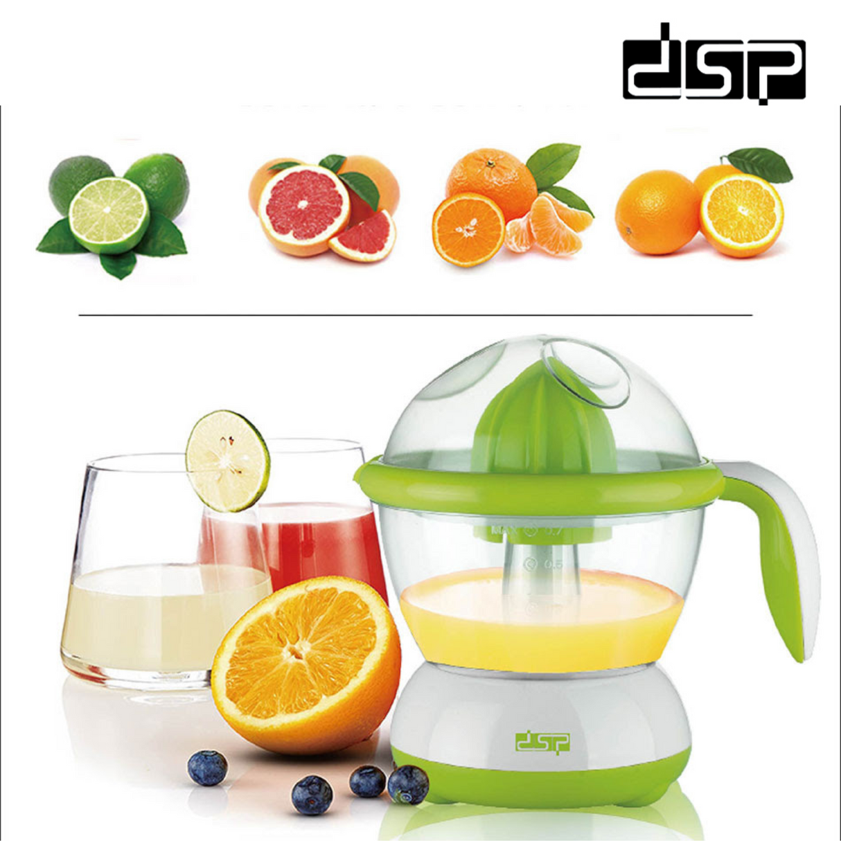 Dsp Citrus Juicer- 40 Watt, 2 press cones