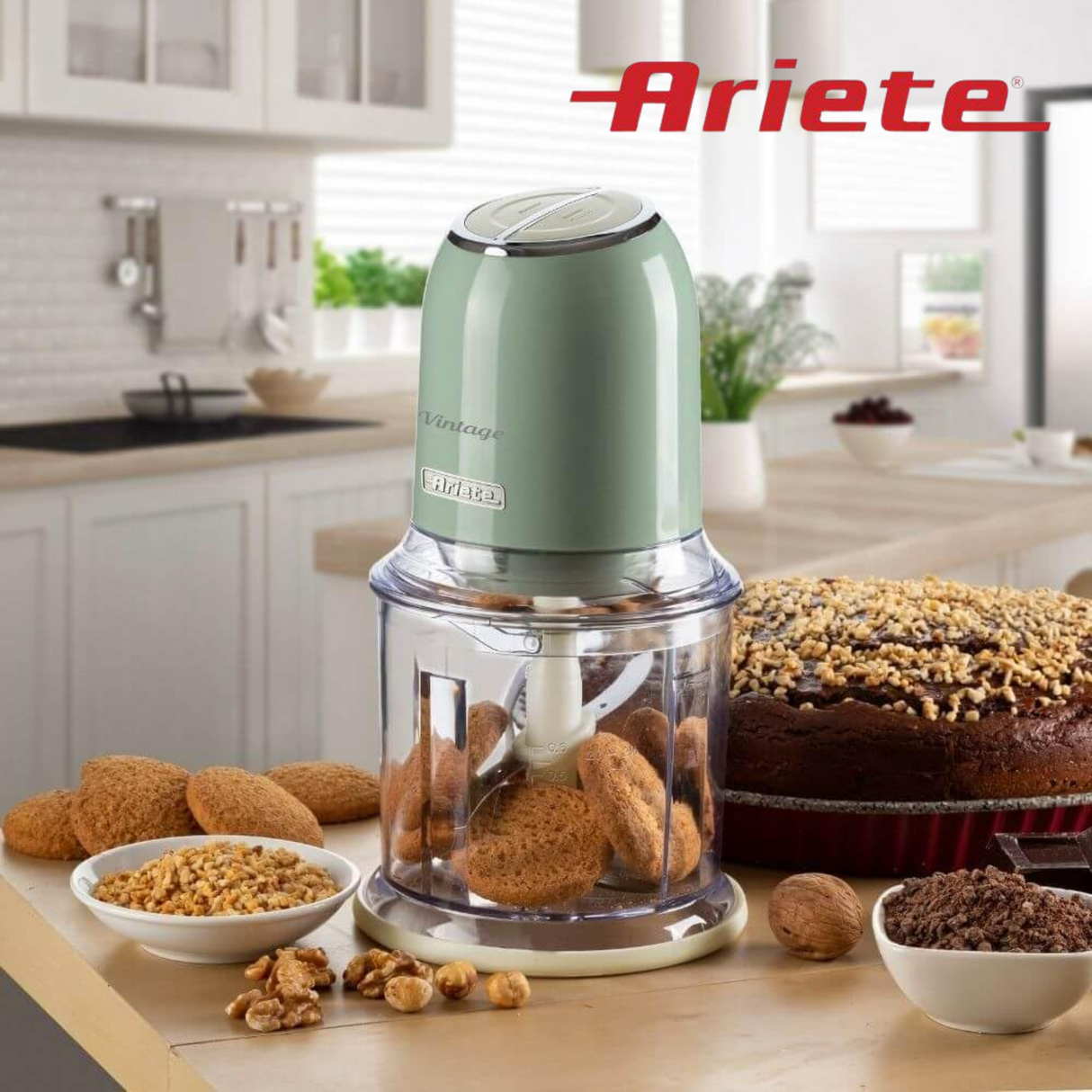 Ariete Vintage chopper - 400 Watt, 600 ml