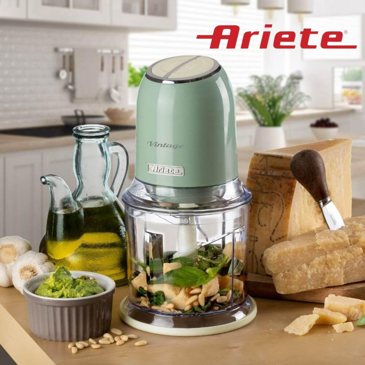 Ariete Vintage chopper - 400 Watt, 600 ml