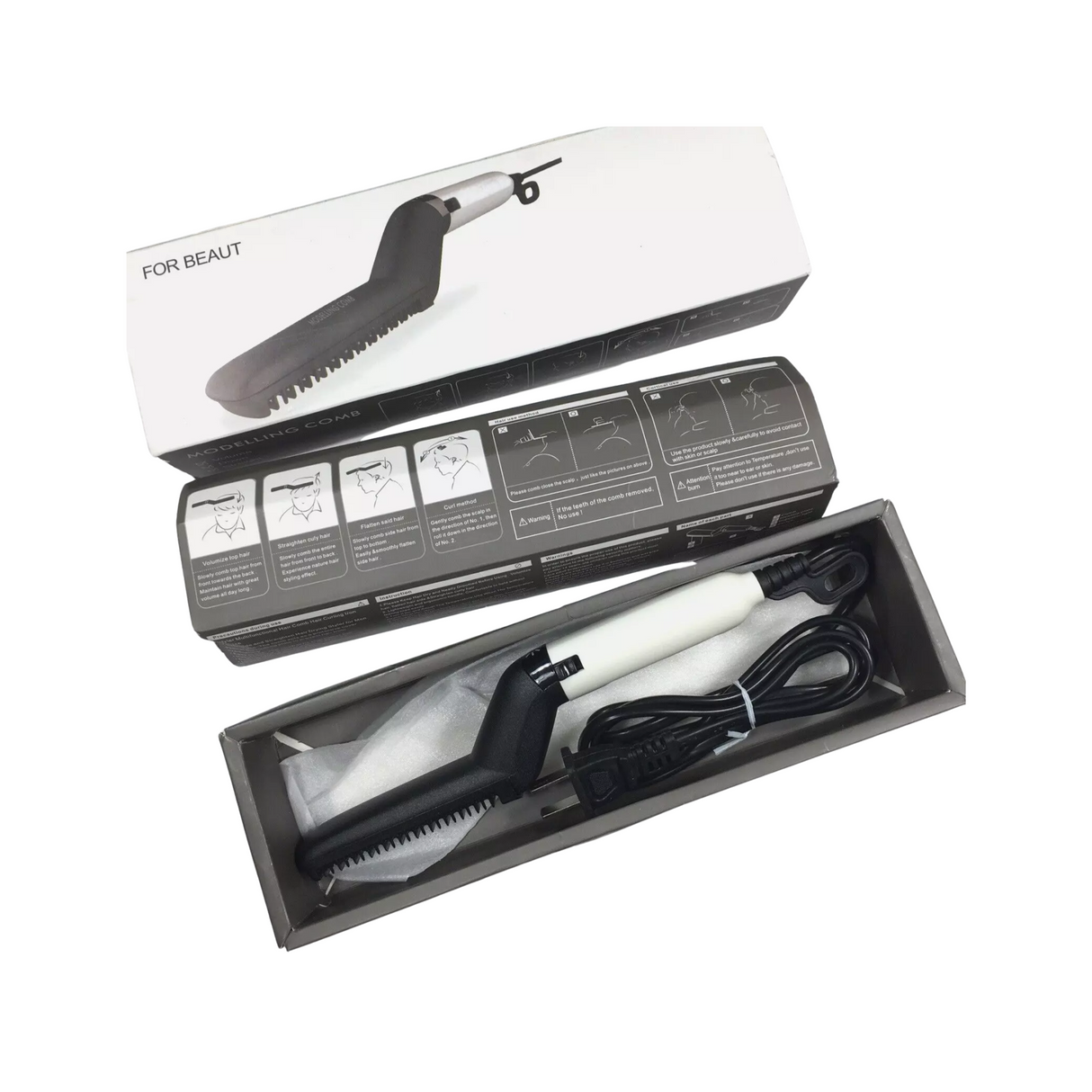 Hair Straightener Comb Electric FB1618