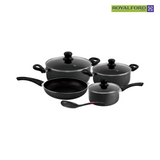 Royalford Premium Cookware Set of 8 Pieces Ceramic Rf4999