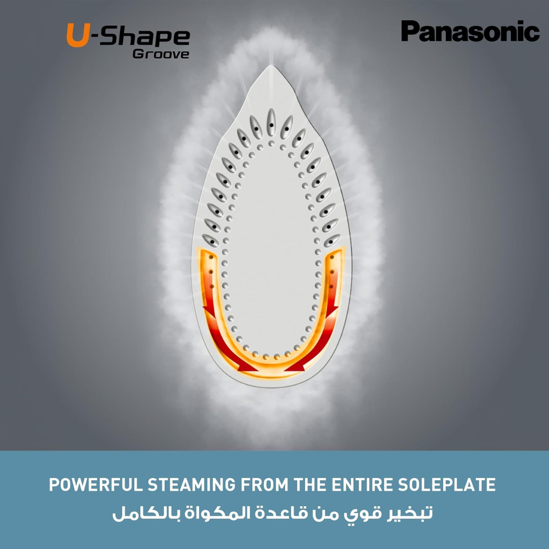 Panasonic Steam Iron ‎NI-S430- 2300 Watt, 300 ml