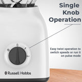 Russell Hobbs 4 in 1 Blender - 400 Watt, 1.5 Liters