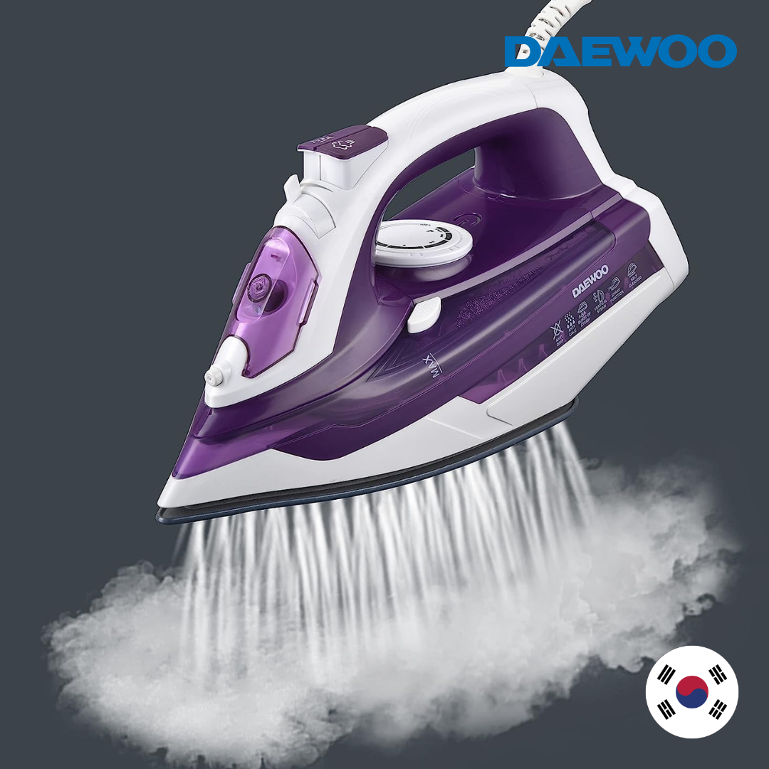 Daewoo Steam Iron- 2400 Watt, 320 Ml