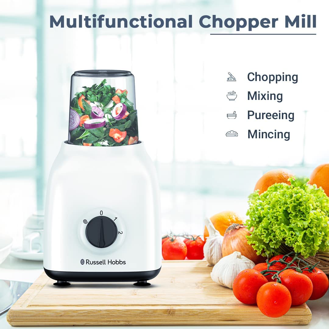 Russell Hobbs 4 in 1 Blender - 400 Watt, 1.5 Liters