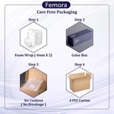 Borosilicate Glass Container With Lid Sealed Square 700 Ml