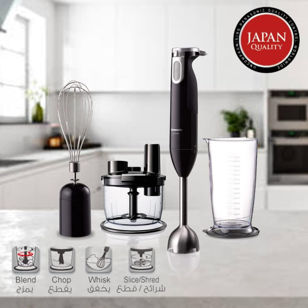 Panasonic 4in1 Stainless Steel Hand Blender-1600 Watt